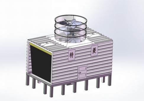 超低噪声冷却塔图片
