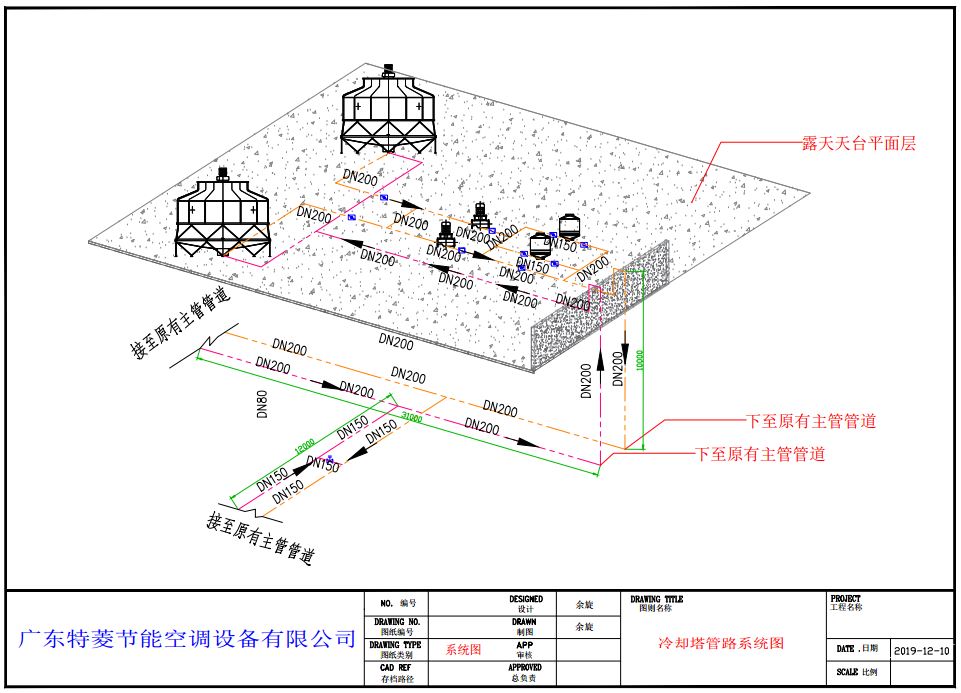 冷却塔管道图